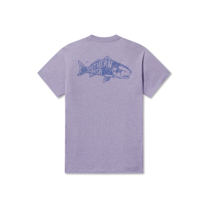 SOUTHERN MARSH ENGRAVINGS REDFISH T-SHIRT