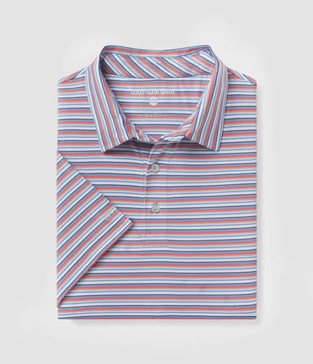 SOUTHERN SHIRT CO. TYBEE STRIPE POLO