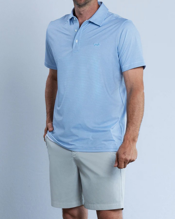 COASTAL COTTON HIGH TIDE STRIPE POLO