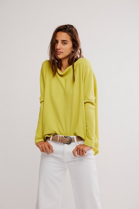 FREE PEOPLE LATTE BLUES THERMAL