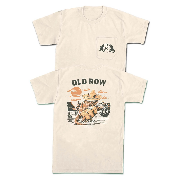 OLD ROW ARMADILLO GUITAR TEE