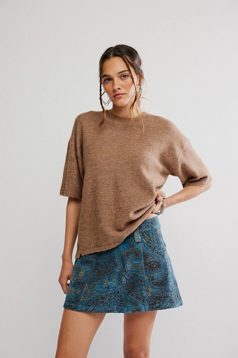 FREE PEOPLE MARGOT SWEATER TEE