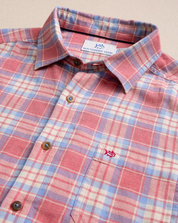 SOUTHERN TIDE ASHBOROUGH PLAID TWILL SPORT SHIRT