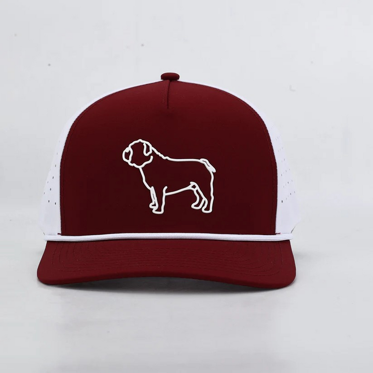 HOVI MISSISSIPPI STATE BULLDOG MAROON ROPE HAT