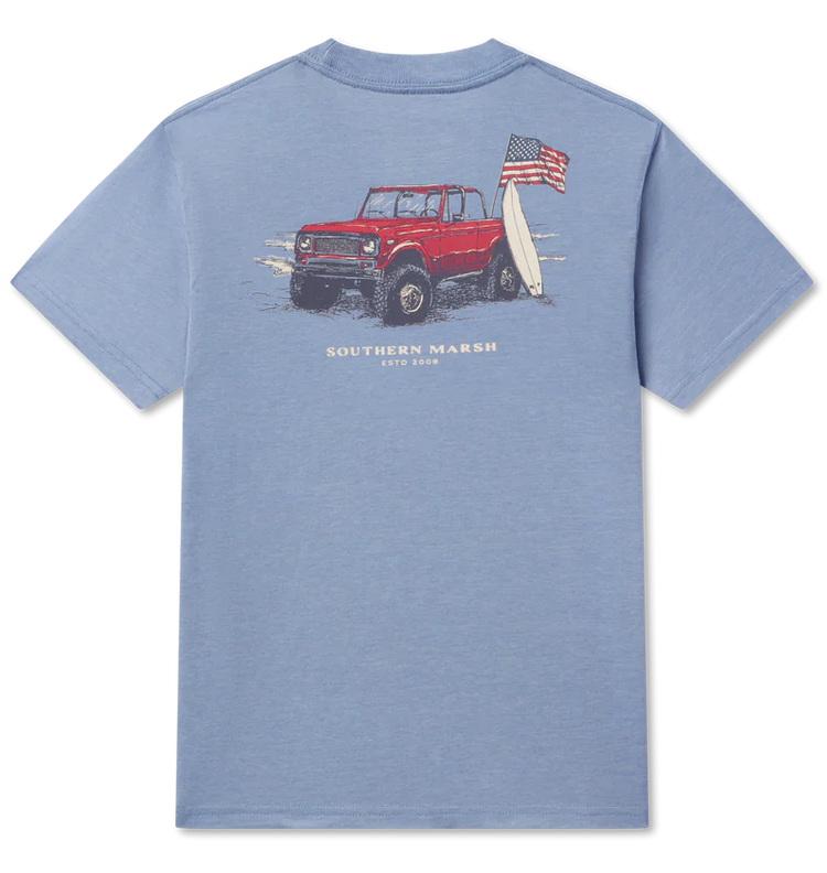SOUTHERN MARSH YOUTH SEAWASH AMERICAN BEACH RODEO T-SHIRT