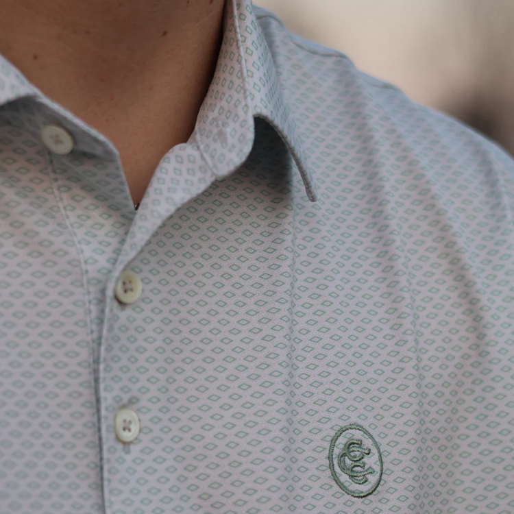 COWBOY COUNTRY CLUB DIAMONDBACK POLO - GREEN
