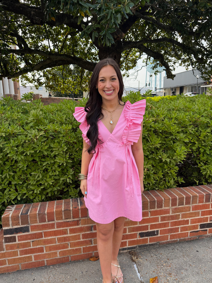 HEYSON PINK MINI DRESS