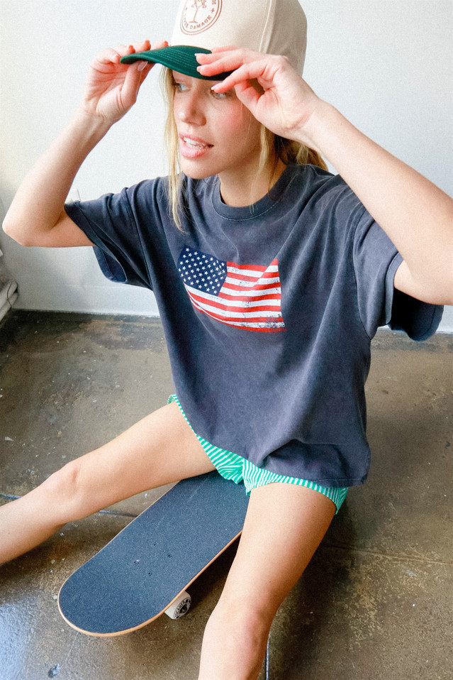 HYFVE AMERICAN FLAG TEE