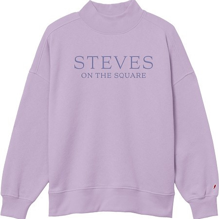 STEVE'S ON THE SQUARE MOCK NECK SWEATSHIRT