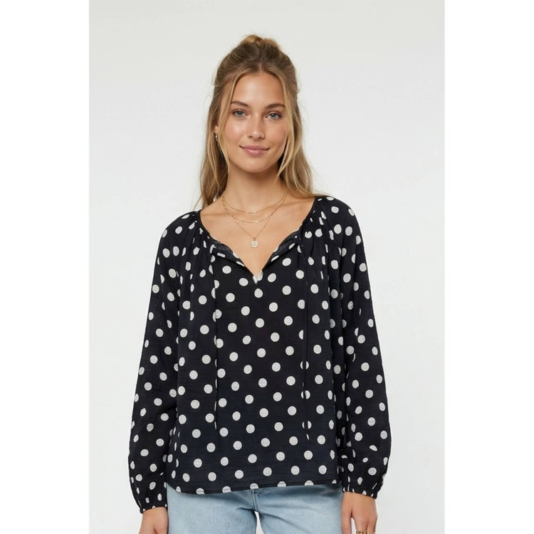 TWENTIFOURTH POLKA DOT BLOUSE