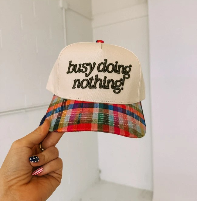 ETTA & EAST BUSY DOING NOTHING HAT