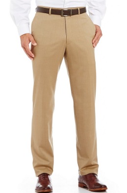 HART SCHAFFNER MARX FLAT FRONT DRESS PANT