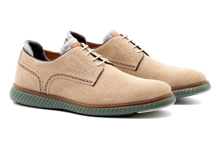 MARTIN DINGMAN COUNTRYAIRE SUEDE PLAIN TOE -  BONE