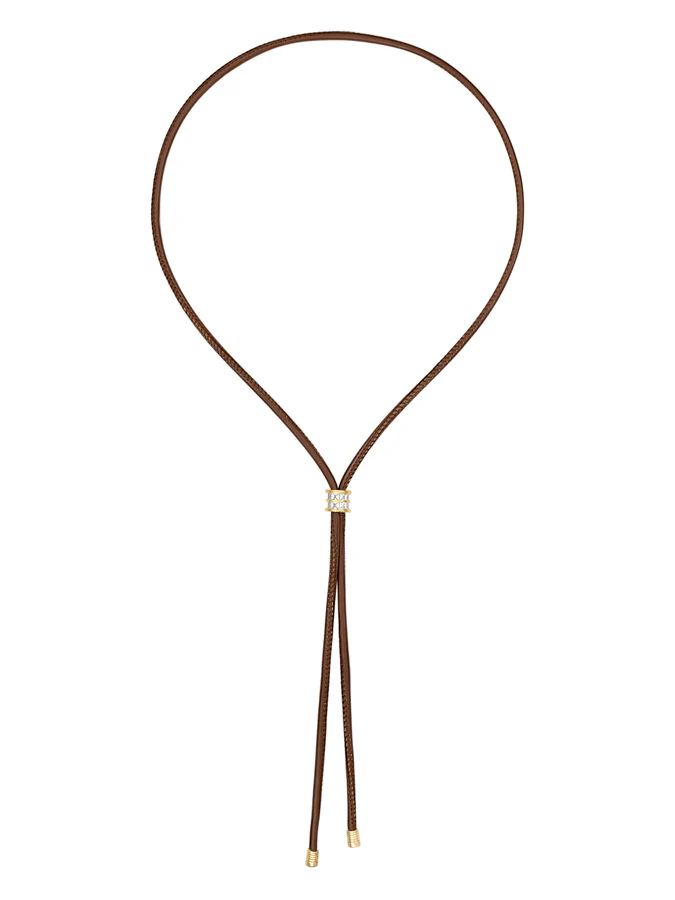 KINSEY DESIGNS PIPER CORD BOLO NECKLACE