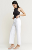 MICA WIDE CROPPED WHITE DENIM