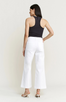 MICA WIDE CROPPED WHITE DENIM