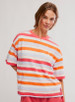 FREE PEOPLE PRINTED TACKLE TEE
