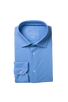 7 DOWNIE SILK TOUCH DRESS SHIRT - BLUE