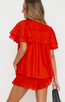 SHOW ME YOUR MUMU ROSALIE RUFFLE TOP