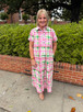 TCEC PLAID MAXI DRESS