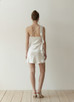 LENA SATIN ONE SHOULDER DRESS