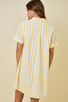 DAY & MOON STRIPED SHIRT DRESS