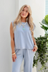 POPPY & PINE KNIT DENIM TANK
