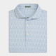 GEN TEAL TAPROOM PRINTED PERFORMANCE POLO