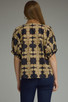ENTRO PRINTED PUFF SLEEVE TOP