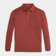 GENTEAL CURRANT WANDER LONG SLEEVE POLO