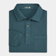 GENTEAL CURRANT WANDER LONG SLEEVE POLO