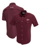 SNAPS MSU TAILGATER PEARL SNAP BUTTON DOWN - MAROON