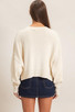 HYFVE RIBBED CROP SWEATER