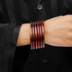 BUDHA GIRL MERLOT ALL WEATHER BANGLES