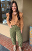 ENTRO POLKA DOT BARREL PANT
