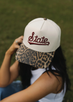 THE DIAMOND LABEL LEOPARD STATE SCRIPT HAT