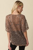 OLIVACEOUS SEQUIN MESH TOP