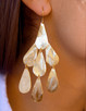 MARICA MORAN CAROLA RAINDROP CHANDELIER EARRINGS