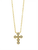 ALLISON & AVERY GOLD BABY CROSS NECKLACE