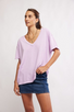 FREE PEOPLE NINA V-NECK TEE