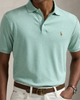 POLO RALPH LAUREN SOFT COTTON POLO SHIRT - CELADON HEATHER