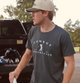 COWBOY COUNTRY CLUB GOLFER LOGO TEE