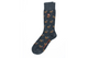 MARTIN DINGMAN ELK PERUVIAN PIMA COTTON SOCKS - GRAPHITE