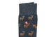 MARTIN DINGMAN ELK PERUVIAN PIMA COTTON SOCKS - GRAPHITE
