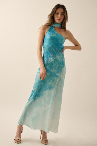 hayley halter dress Vestido Maxi Hayley Halter - Amarillo