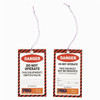 Red Danger Safety Tags Non Tear