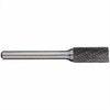 Alpha 5/16x3/4 Cylindrical Carbide Burr End Cut 1/4 Shank