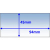 Clear Inner Lens 94x45mm suit Ross RXH300
