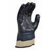Maxisafe H/D Blue Nitrile Fully Dipped Glove. Safety Cuff L