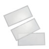 Clear Polycarbonate Chipping Lens 108 x 51mm
